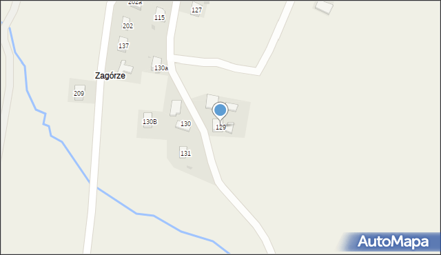 Januszkowice, Januszkowice, 129, mapa Januszkowice