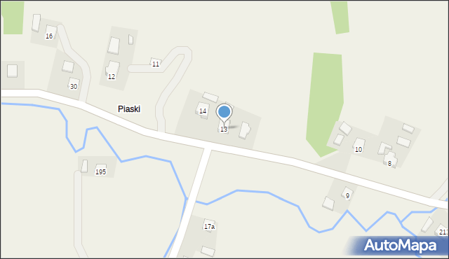 Januszkowice, Januszkowice, 13, mapa Januszkowice