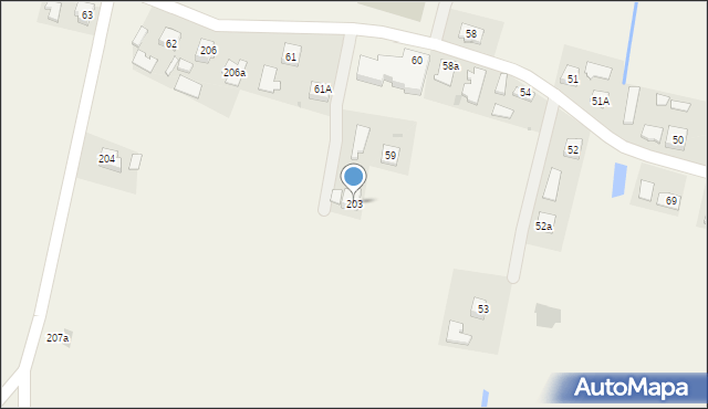 Januszkowice, Januszkowice, 203, mapa Januszkowice