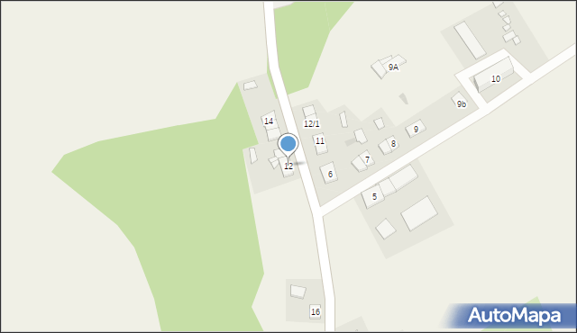 Januszkowo, Januszkowo, 12, mapa Januszkowo