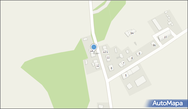 Januszkowo, Januszkowo, 14/1, mapa Januszkowo