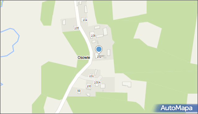 Januszno, Januszno, 102, mapa Januszno