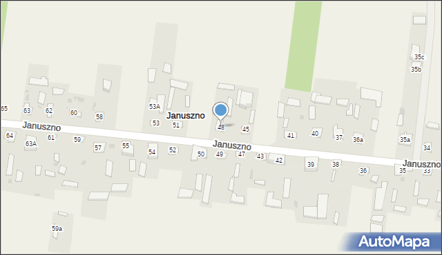 Januszno, Januszno, 48, mapa Januszno