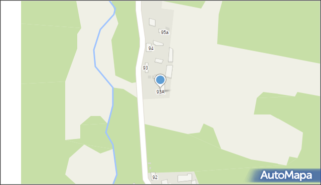 Januszno, Januszno, 93A, mapa Januszno