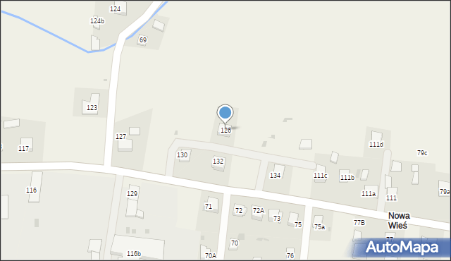 Januszowice, Januszowice, 126, mapa Januszowice