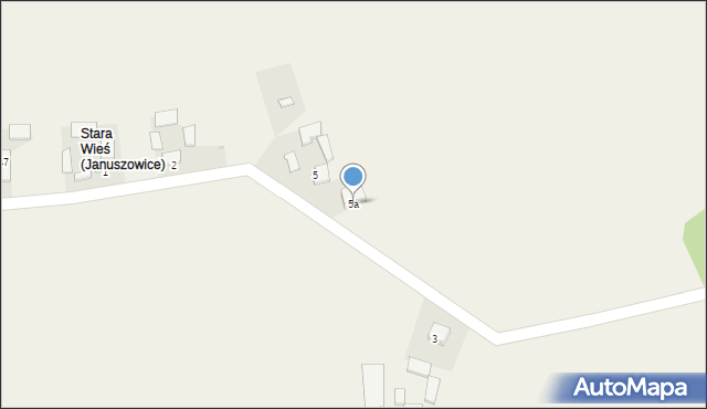 Januszowice, Januszowice, 5a, mapa Januszowice