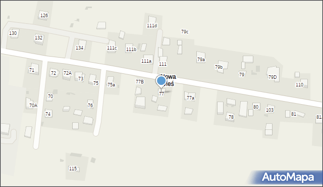 Januszowice, Januszowice, 77, mapa Januszowice