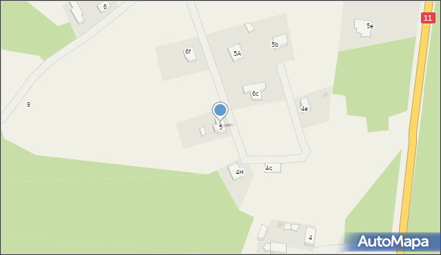 Jaracz, Jaracz, 5, mapa Jaracz