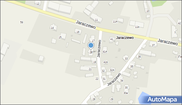 Jaraczewo, Jaraczewo, 18, mapa Jaraczewo