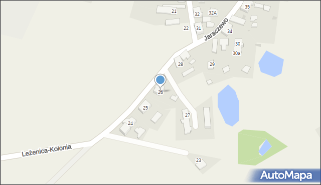 Jaraczewo, Jaraczewo, 26, mapa Jaraczewo