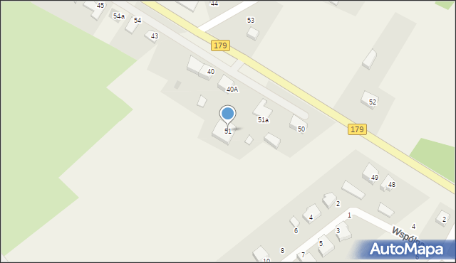 Jaraczewo, Jaraczewo, 51, mapa Jaraczewo