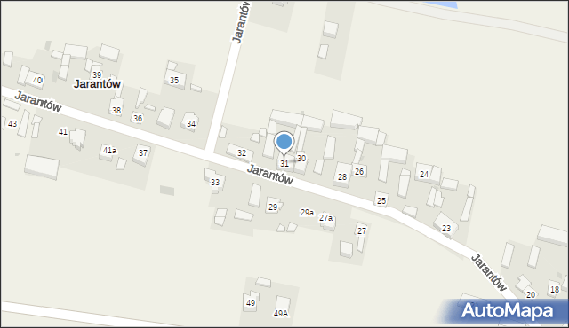 Jarantów, Jarantów, 31, mapa Jarantów