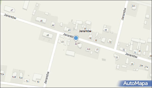 Jarantów, Jarantów, 41, mapa Jarantów