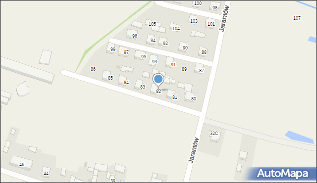 Jarantów, Jarantów, 82, mapa Jarantów