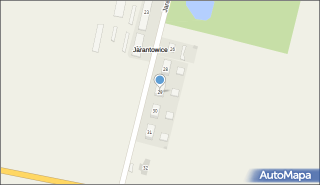 Jarantowice, Jarantowice, 29, mapa Jarantowice