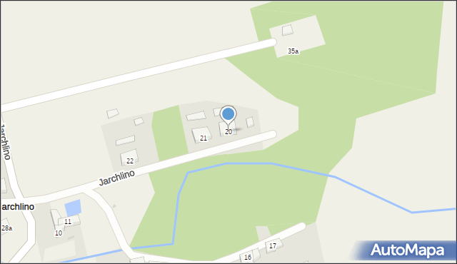 Jarchlino, Jarchlino, 20, mapa Jarchlino