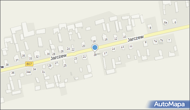 Jarczew, Jarczew, 19, mapa Jarczew