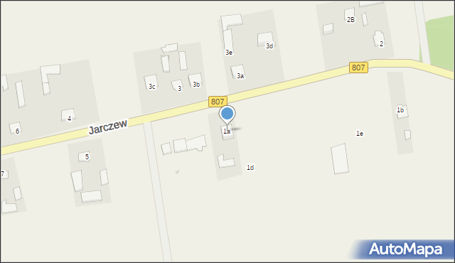 Jarczew, Jarczew, 1a, mapa Jarczew