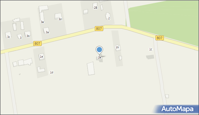 Jarczew, Jarczew, 1e, mapa Jarczew