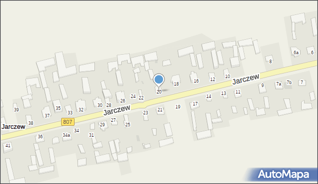 Jarczew, Jarczew, 20, mapa Jarczew