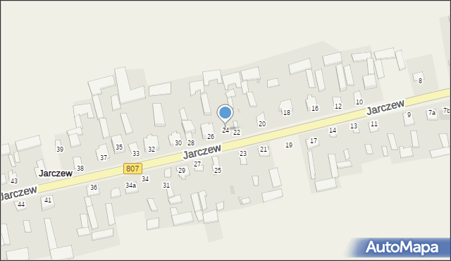 Jarczew, Jarczew, 24, mapa Jarczew