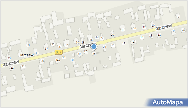 Jarczew, Jarczew, 25, mapa Jarczew