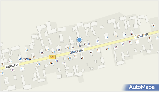 Jarczew, Jarczew, 26, mapa Jarczew