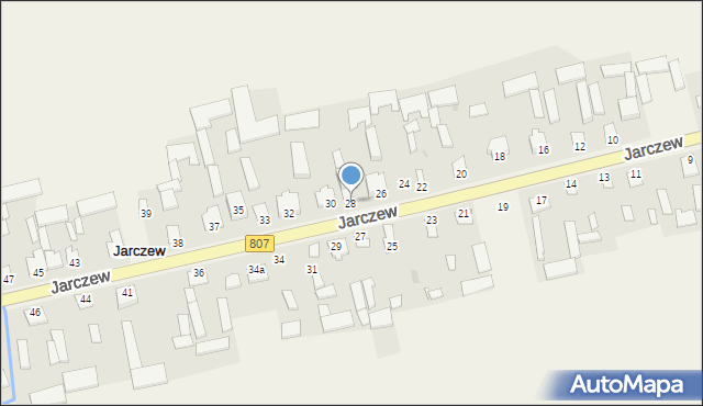 Jarczew, Jarczew, 28, mapa Jarczew