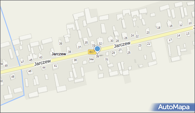 Jarczew, Jarczew, 34, mapa Jarczew