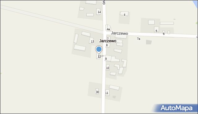 Jarczewo, Jarczewo, 12, mapa Jarczewo