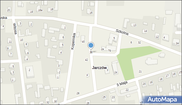 Jarczów, Jarczów, 36, mapa Jarczów