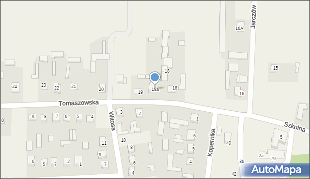 Jarczów-Kolonia Pierwsza, Jarczów-Kolonia Pierwsza, 18a, mapa Jarczów-Kolonia Pierwsza
