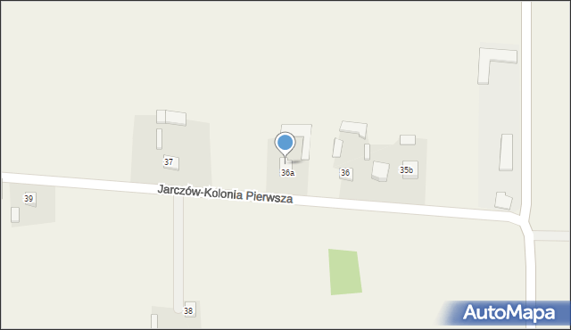 Jarczów-Kolonia Pierwsza, Jarczów-Kolonia Pierwsza, 37a, mapa Jarczów-Kolonia Pierwsza