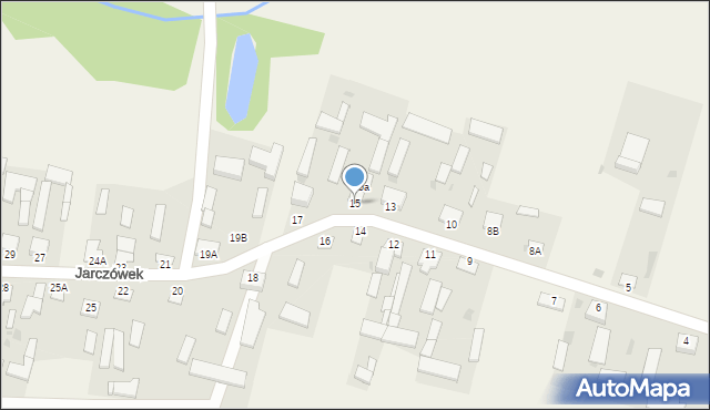 Jarczówek, Jarczówek, 15, mapa Jarczówek