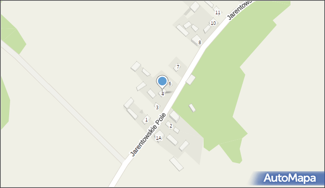 Jarentowskie Pole, Jarentowskie Pole, 4, mapa Jarentowskie Pole