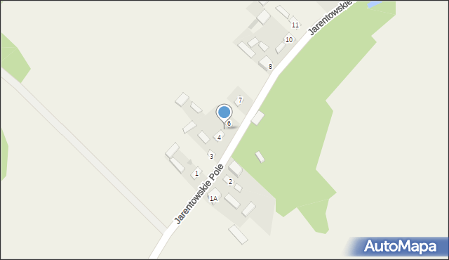 Jarentowskie Pole, Jarentowskie Pole, 5, mapa Jarentowskie Pole