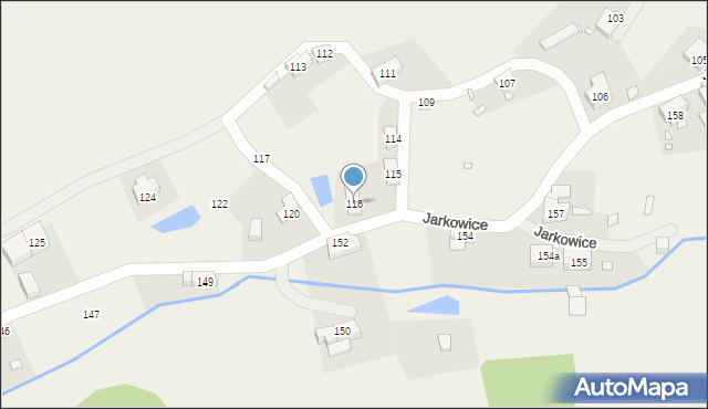 Jarkowice, Jarkowice, 116, mapa Jarkowice