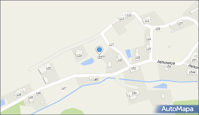 Jarkowice, Jarkowice, 122, mapa Jarkowice