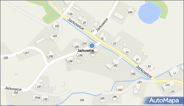 Jarkowice, Jarkowice, 160, mapa Jarkowice