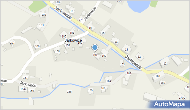 Jarkowice, Jarkowice, 161, mapa Jarkowice