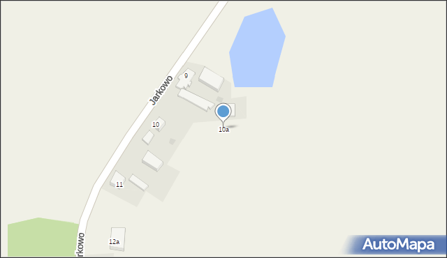 Jarkowo, Jarkowo, 10a, mapa Jarkowo