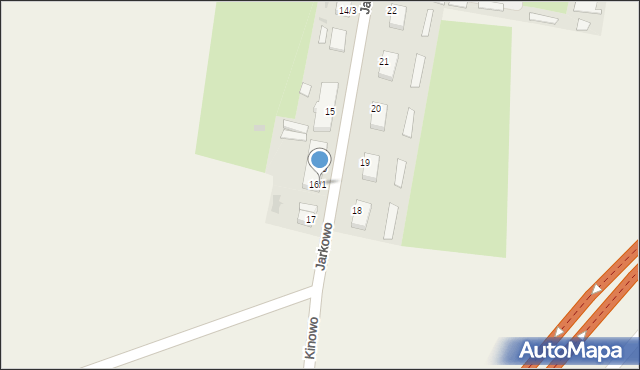 Jarkowo, Jarkowo, 16/1, mapa Jarkowo