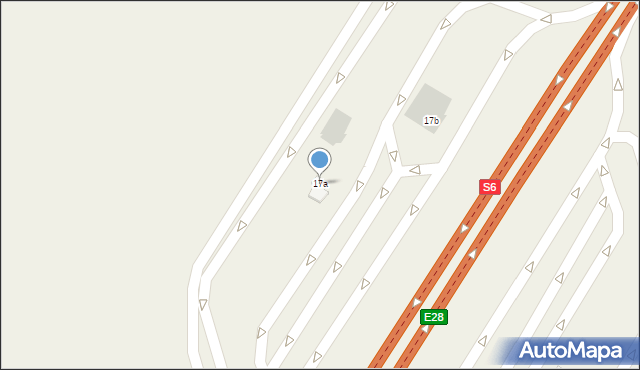 Jarkowo, Jarkowo, 17a, mapa Jarkowo