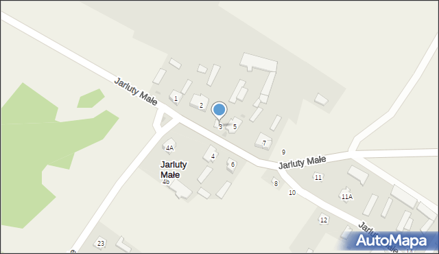 Jarluty Małe, Jarluty Małe, 3, mapa Jarluty Małe