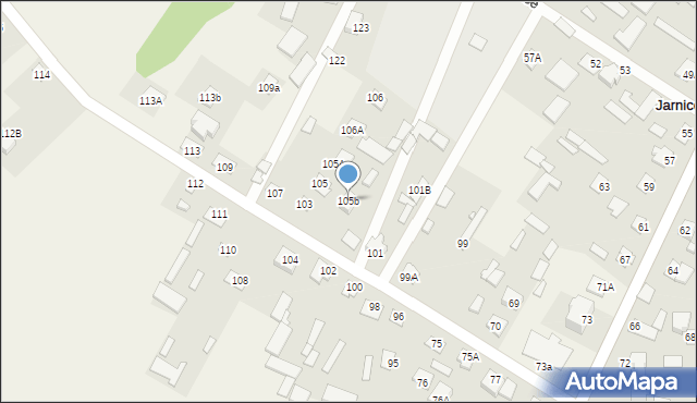 Jarnice, Jarnice, 105b, mapa Jarnice