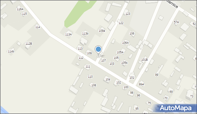Jarnice, Jarnice, 107A, mapa Jarnice