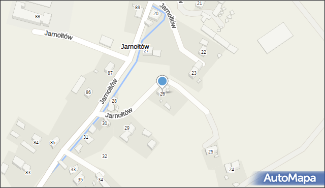 Jarnołtów, Jarnołtów, 26, mapa Jarnołtów