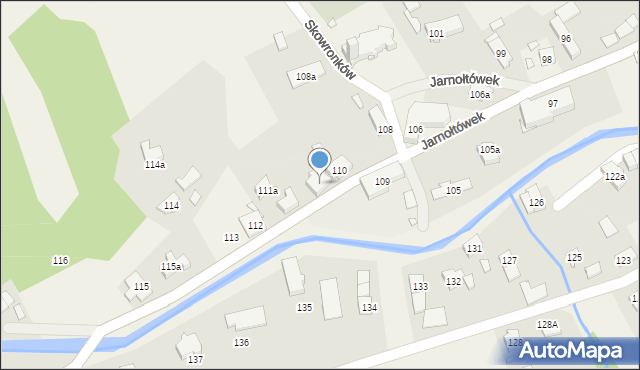 Jarnołtówek, Jarnołtówek, 111, mapa Jarnołtówek