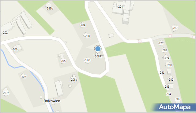 Jarnołtówek, Jarnołtówek, 206A, mapa Jarnołtówek