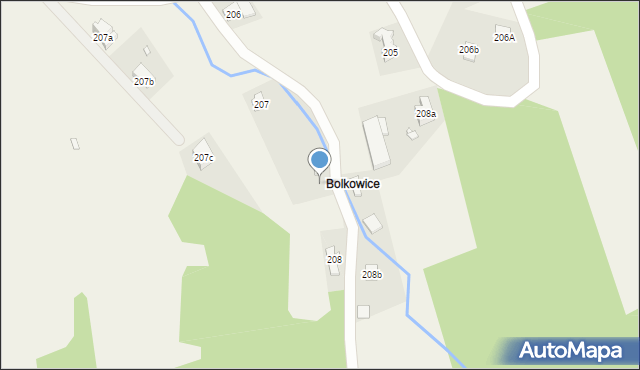 Jarnołtówek, Jarnołtówek, 207h, mapa Jarnołtówek